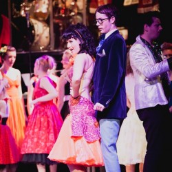 Charlotte Watling as Cha Cha in WOW!'s Grease 2014